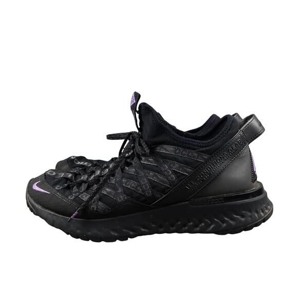 Nike Shoes Mens 10.5 Sneakers React Terra Gobe ACG Athletic Trainer Black Purple main image 11